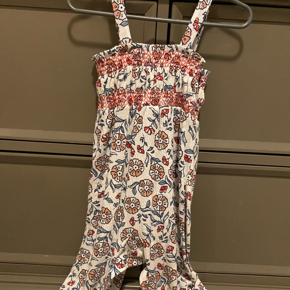 Red white and blue romper